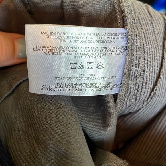 Gap Women’s Gray Relaxed Girlfriend Pants size 12 NEW - Picture 9 of 9